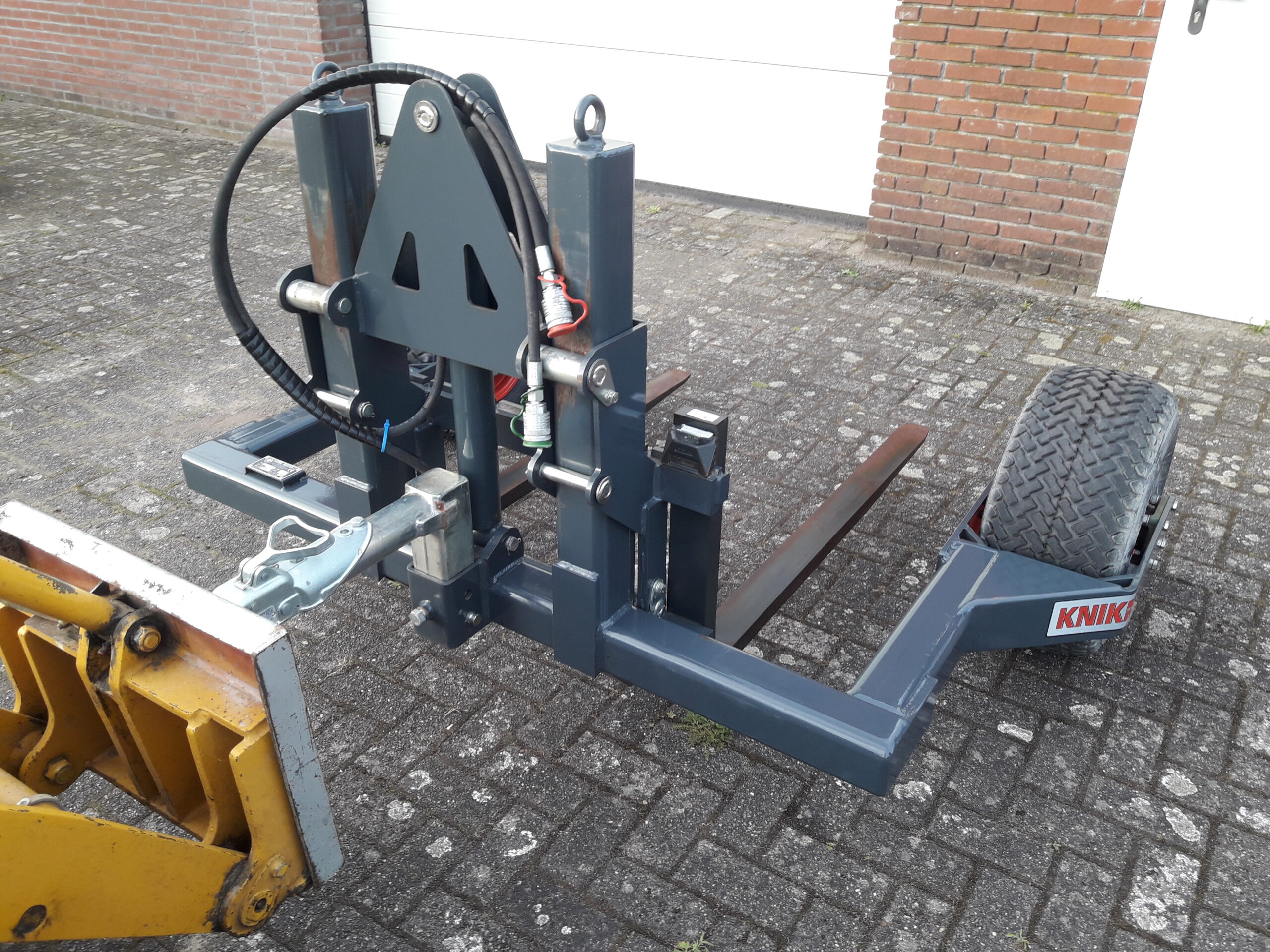 Knikmops Geens pallettransportwagen pallet transport kar wagen te koop kopen verkoop gebruikt