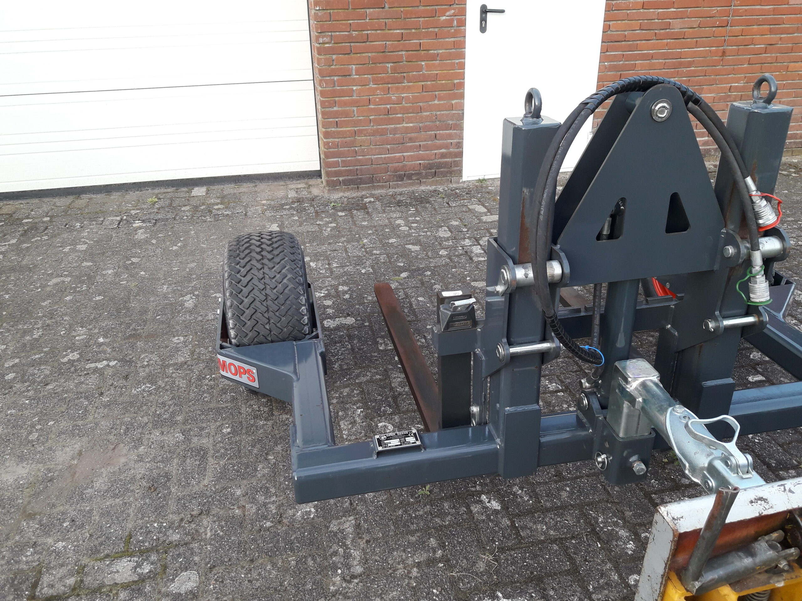 Knikmops Geens pallettransportwagen pallet transport kar wagen te koop kopen verkoop gebruikt