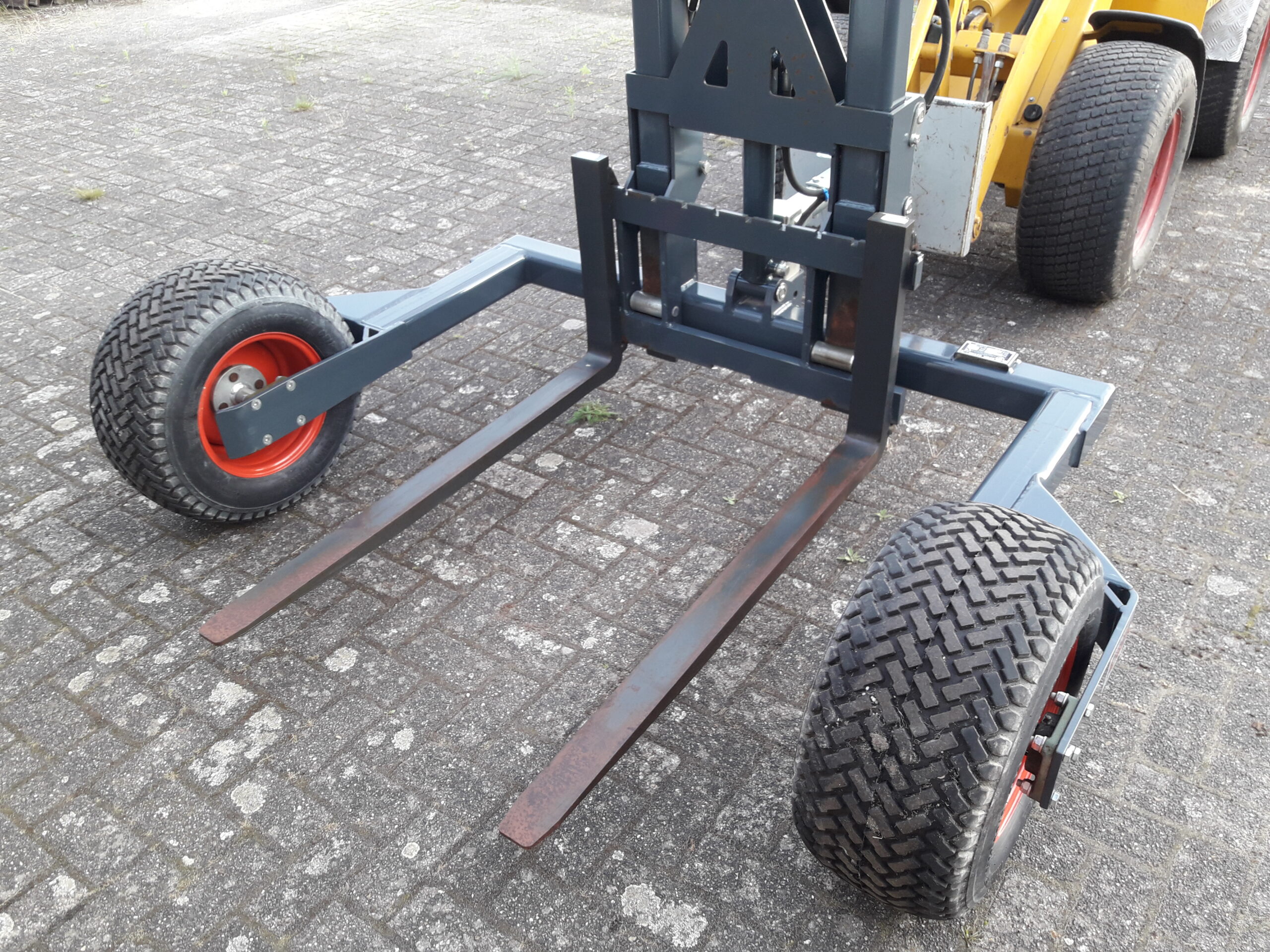 Knikmops Geens pallettransportwagen pallet transport kar wagen te koop kopen verkoop gebruikt