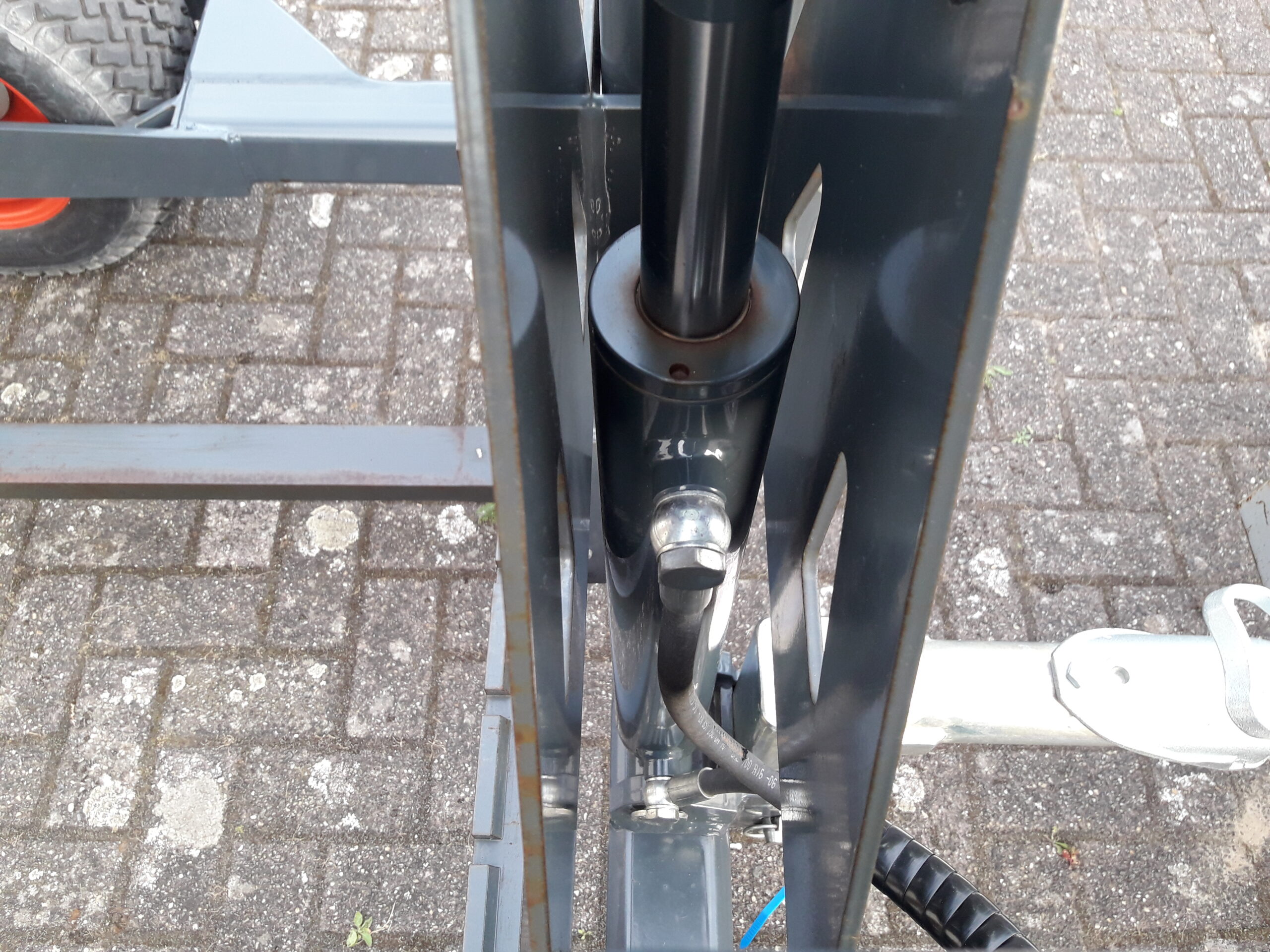 Knikmops Geens pallettransportwagen pallet transport kar wagen te koop kopen verkoop gebruikt